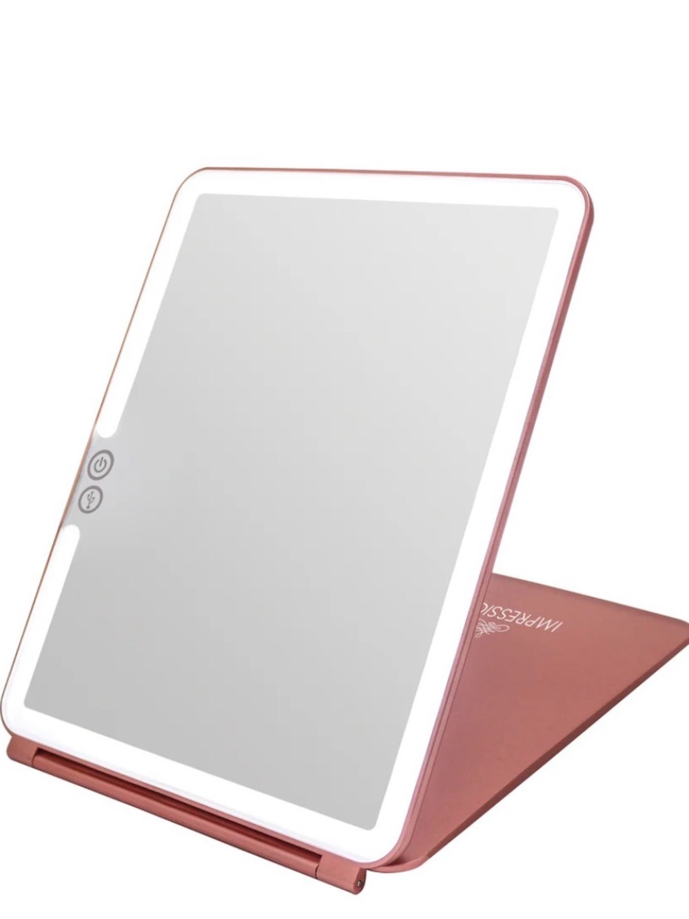 Touch Pad 2.0 Rechargeable LED Makeup Mirror with Flip Cover